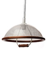 Светильник подвесной на пружине (Люстра) Мелодия Света  220В E27 Белый/светлое дерево картинка 